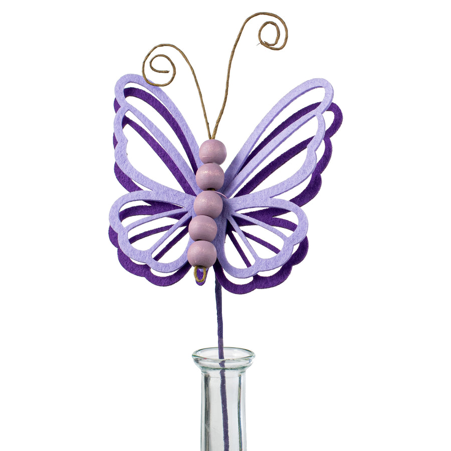 17" Butterfly Pick: Purple
