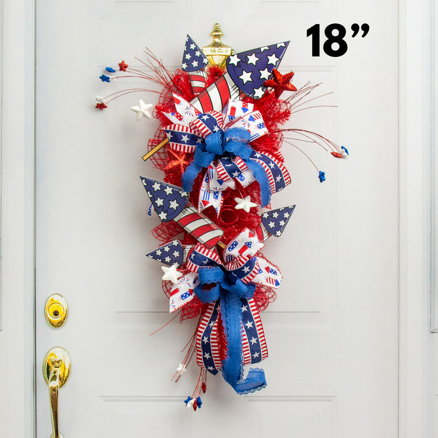 18" Waterproof Accent: Fireworks Rocket