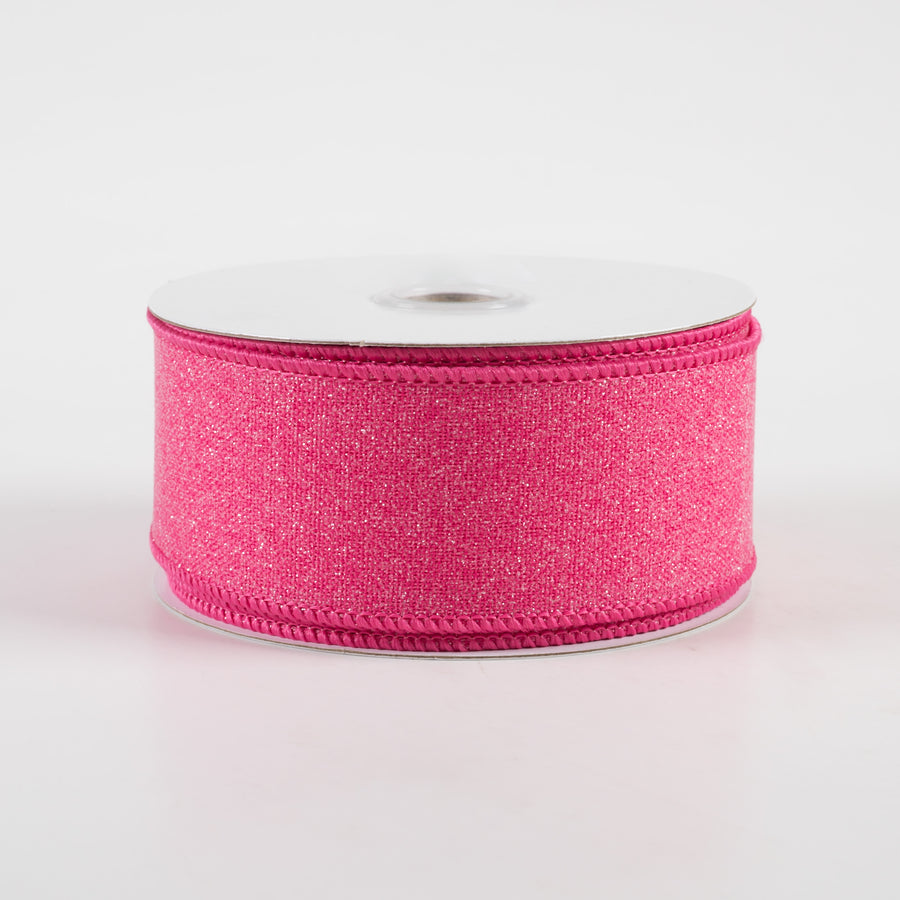 1.5" Crystal Shine Ribbon: Fuchsia (10 Yards)