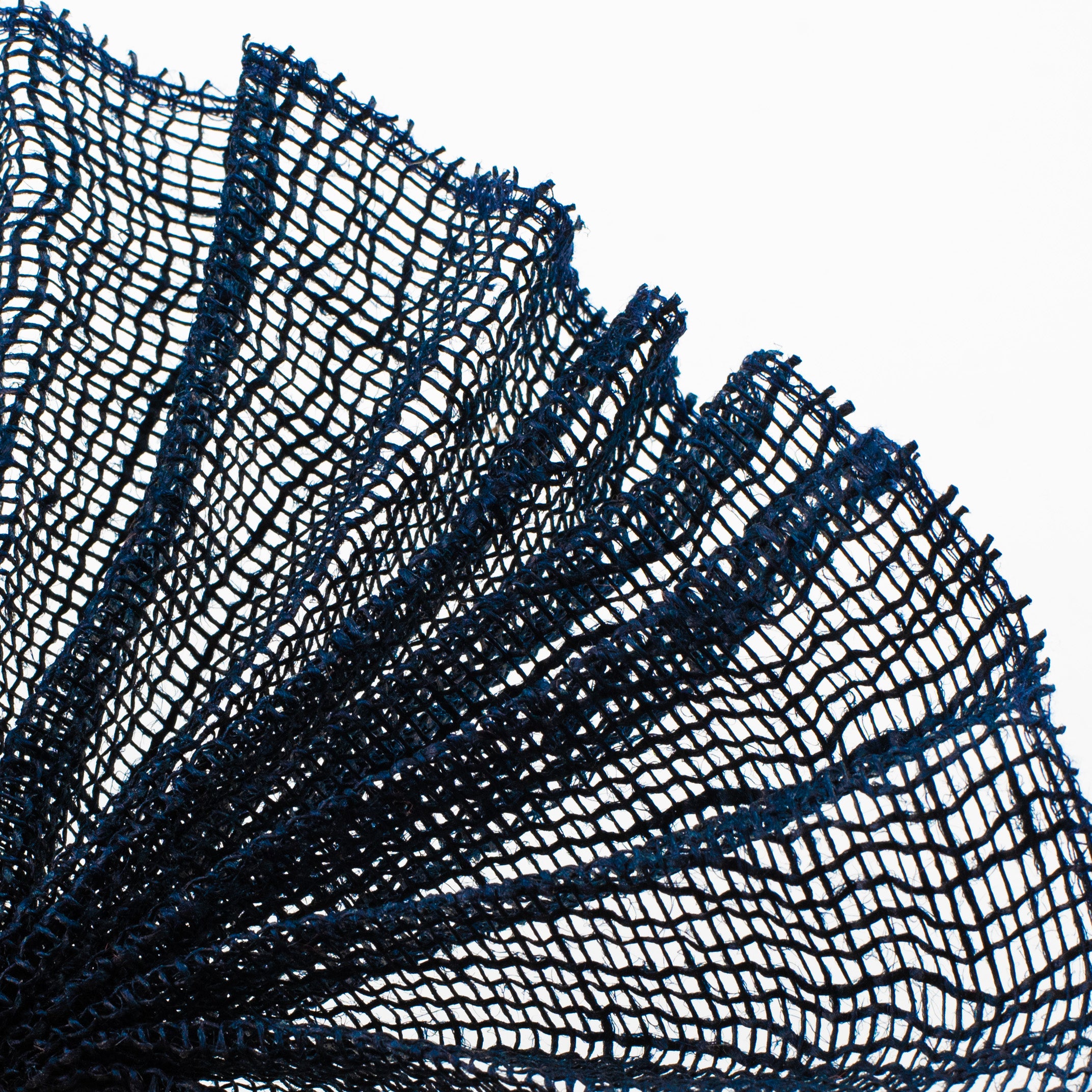 10" Jute Net Burlap Ribbon: Navy Blue (10 Yards)