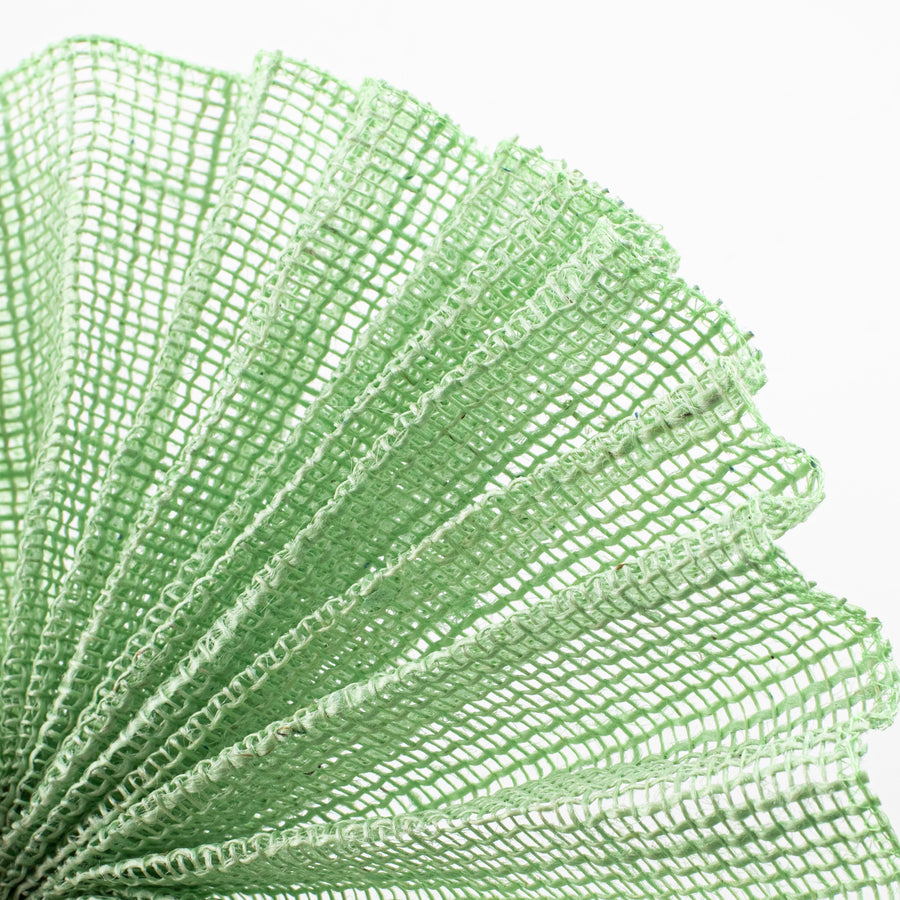 10" Jute Net Burlap Ribbon: Mint Green (10 Yards)