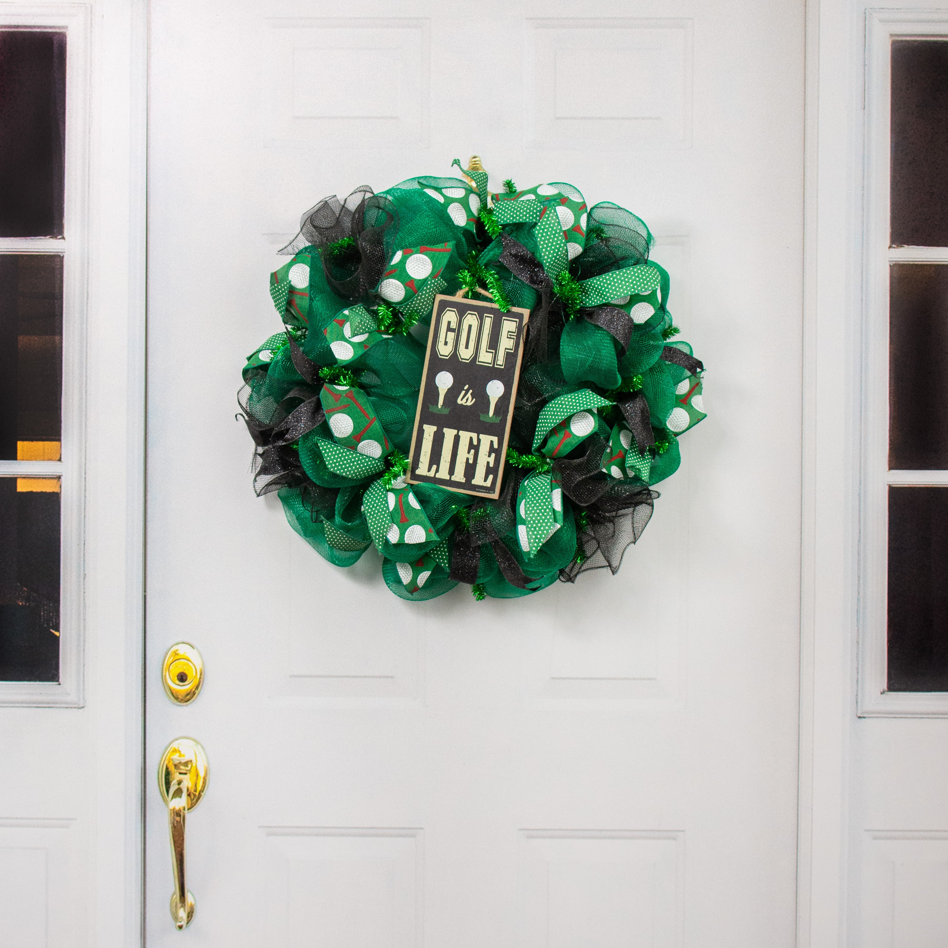 10" Wooden Sign: Golf is Life