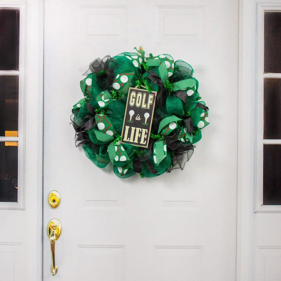 10" Wooden Sign: Golf is Life