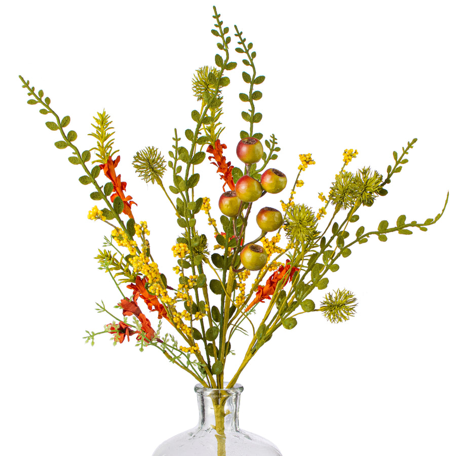 19" Berry Teasel Bush: Fall