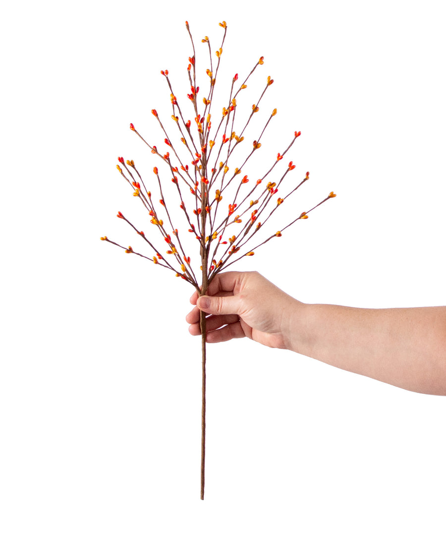 22" Pip Spray: Orange & Mustard