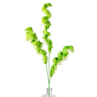 31" Furry Fabric Curl Spray: Lime Green