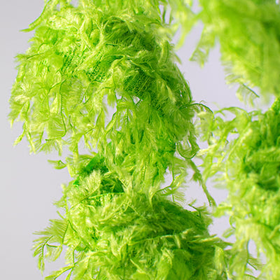 31" Furry Fabric Curl Spray: Lime Green