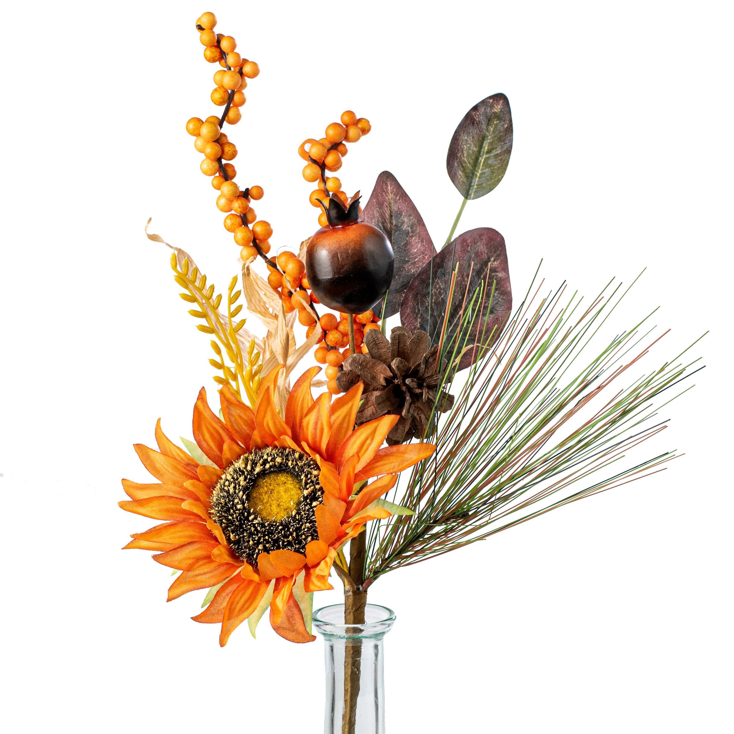 15" Sunflower Berry Pick
