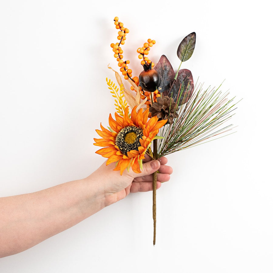 15" Sunflower Berry Pick