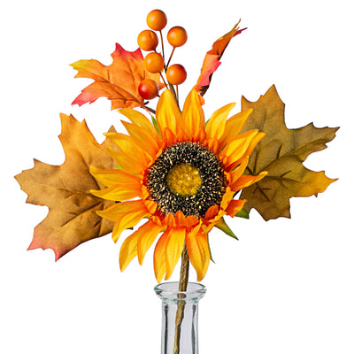 12" Sunflower Maple Pick