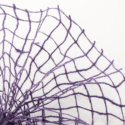 10" Jute Check Weave Mesh: Purple (10 Yards)