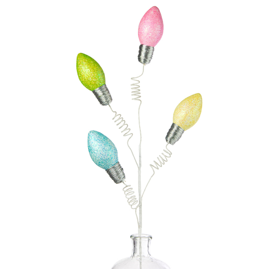 31" Jumbo Light Bulb Spray: Pastel Mix