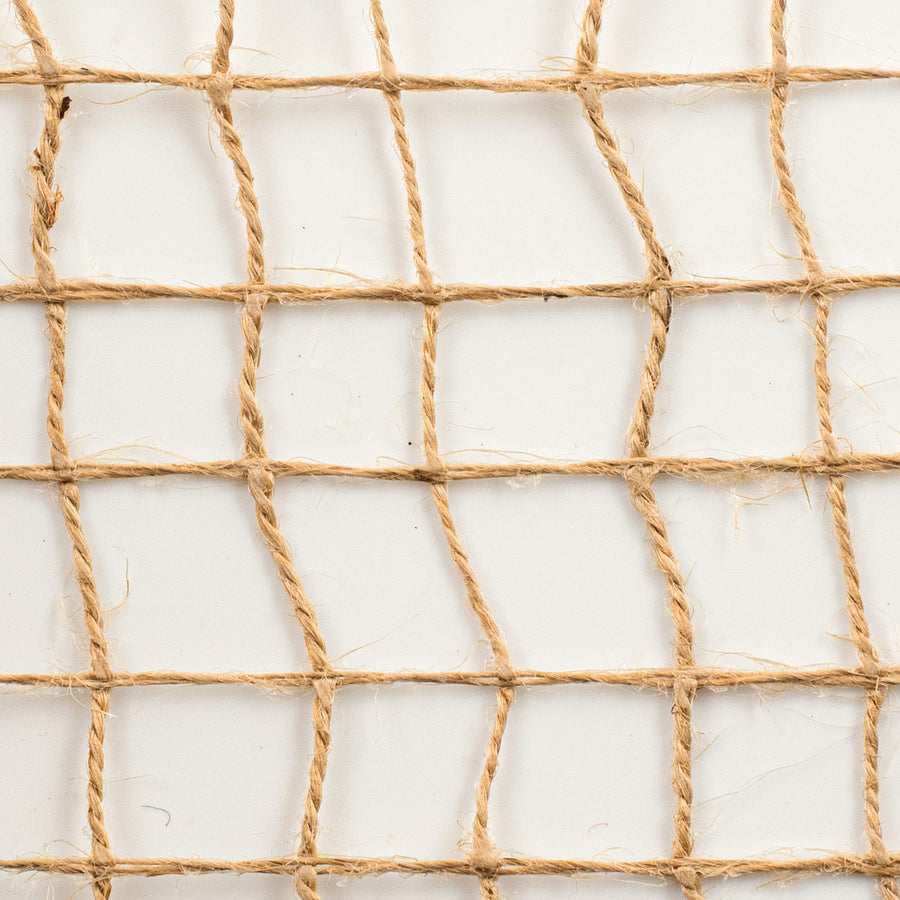 10" Jute Check Weave Mesh: Natural (10 Yards)