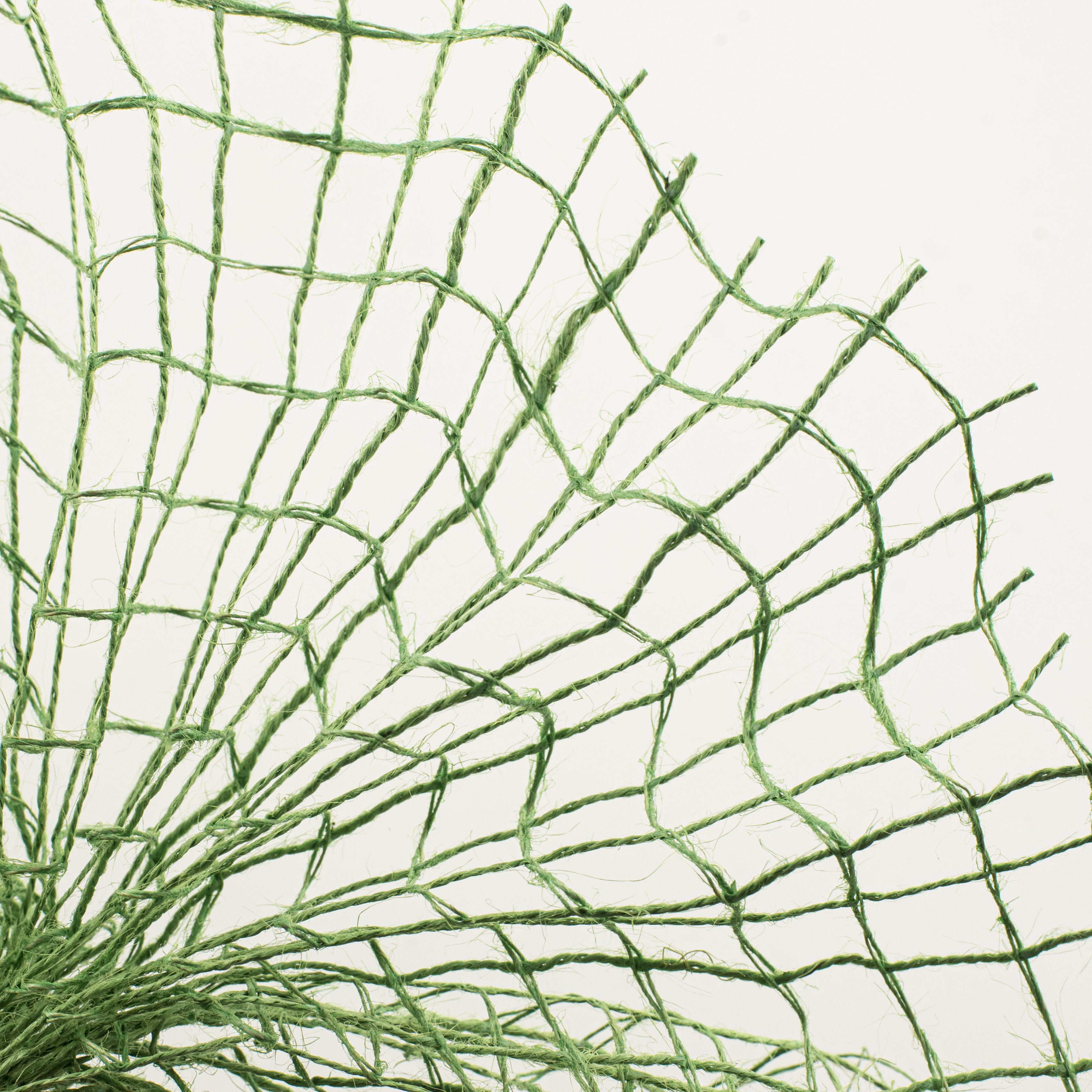 10" Jute Check Weave Mesh: Lime Green (10 Yards)