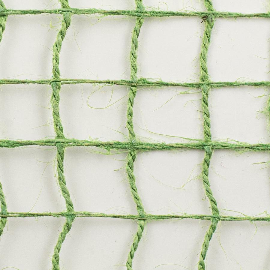 10" Jute Check Weave Mesh: Lime Green (10 Yards)