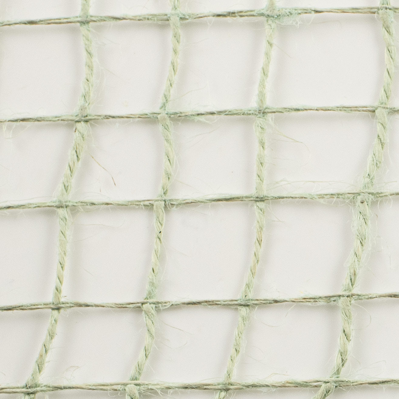 10" Jute Check Weave Mesh: Mint Green (10 Yards)