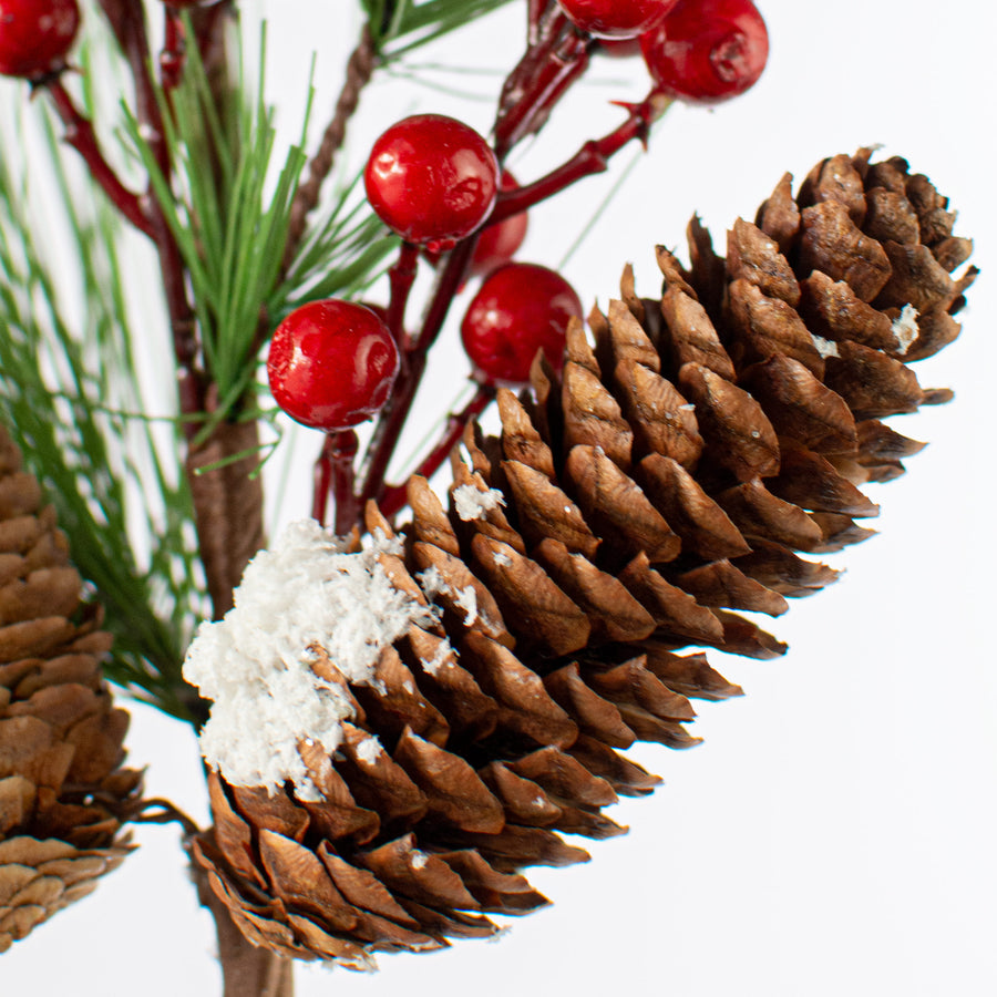16" Berry Pinecone Pick