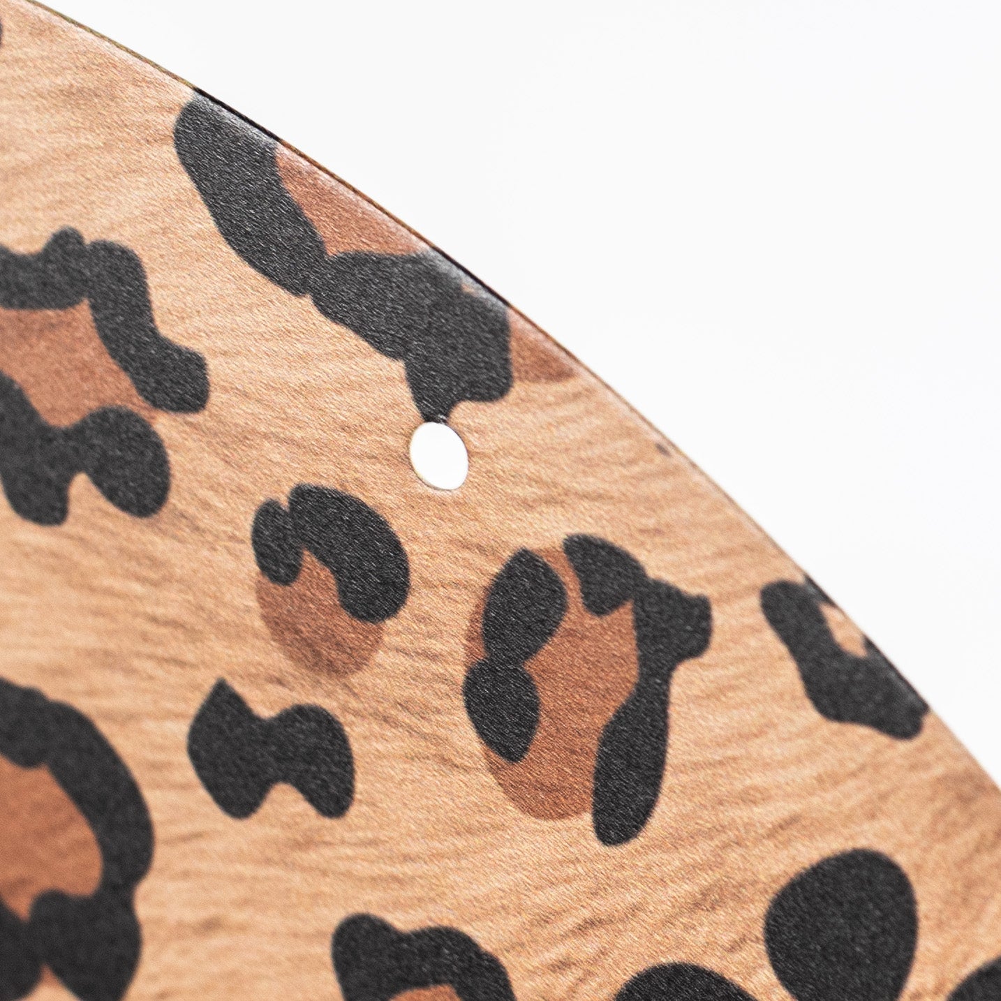 12" Metal Sign: Leopard Paw Print Welcome