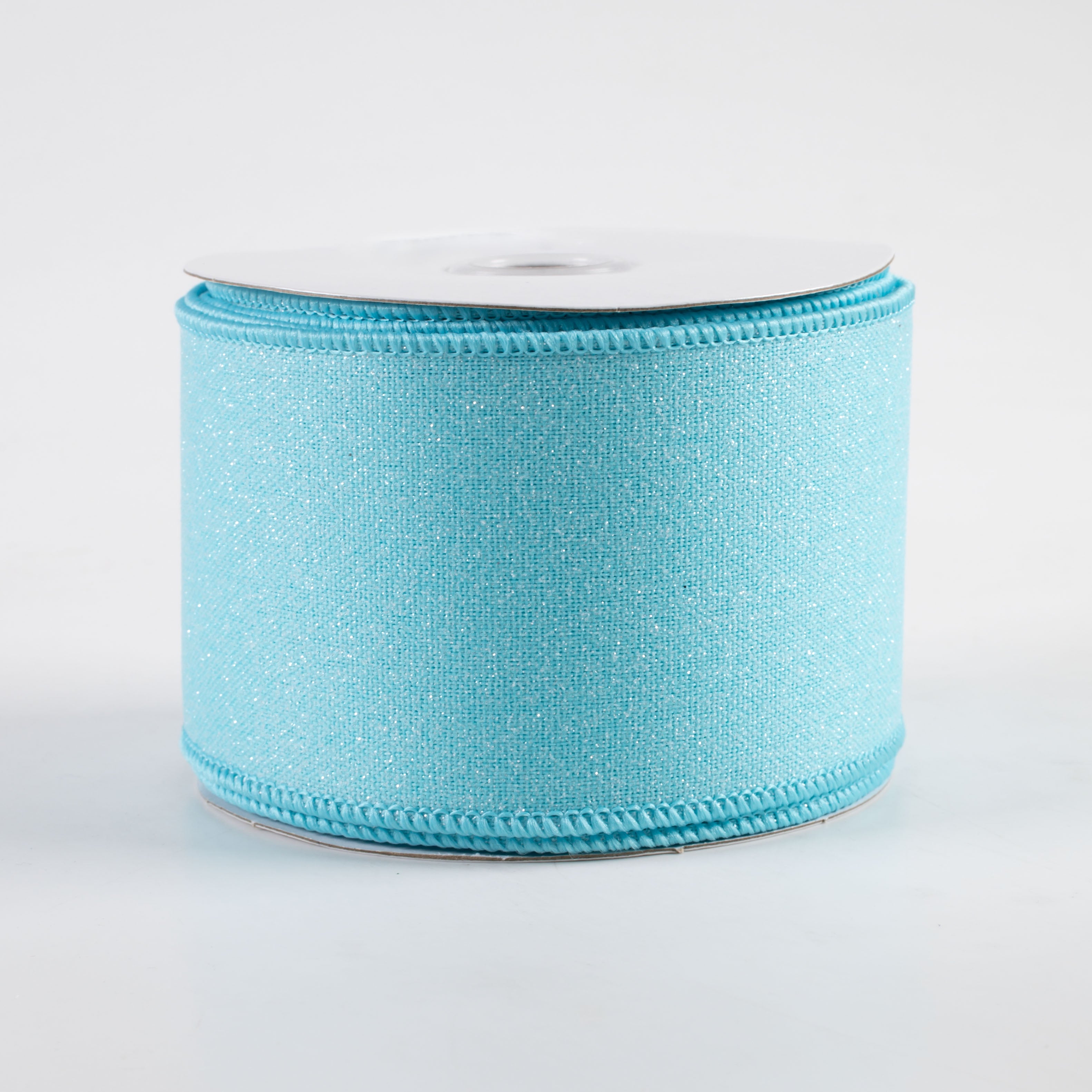 2.5" Crystal Shine Ribbon: Light Blue (10 Yards)