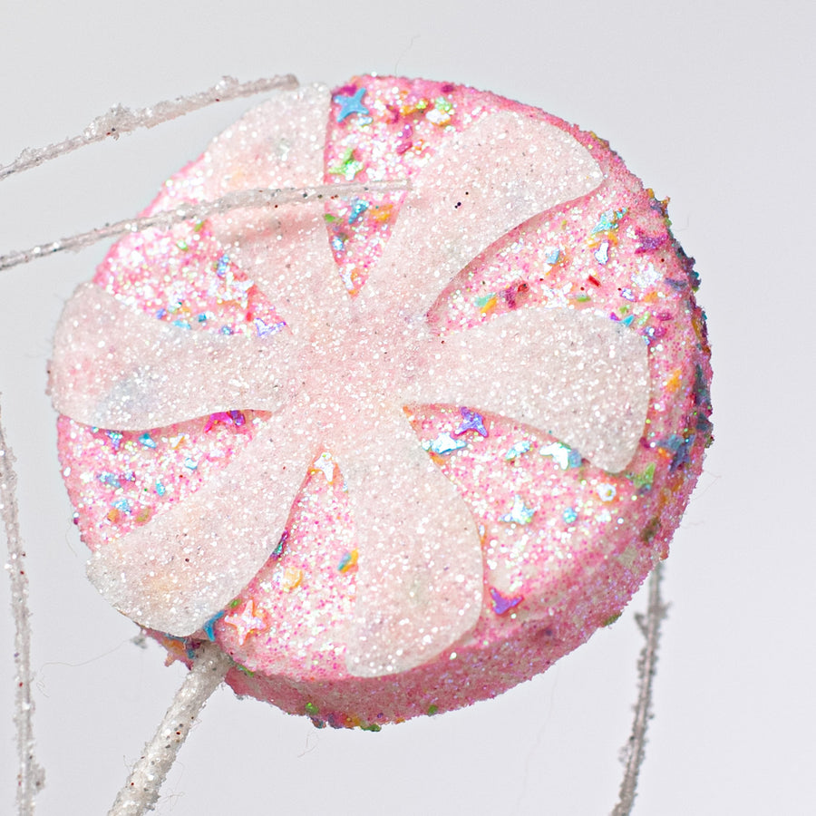 34" Gingerbread Candy Spray: Pastel