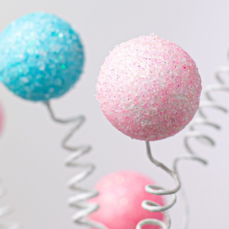 18" Gum Ball Pick: Mint, Blue, Pink