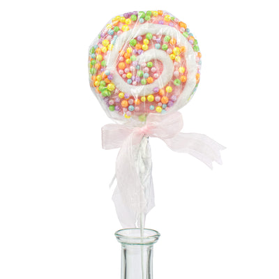 13" Pastel Lollipop Pick: Pink