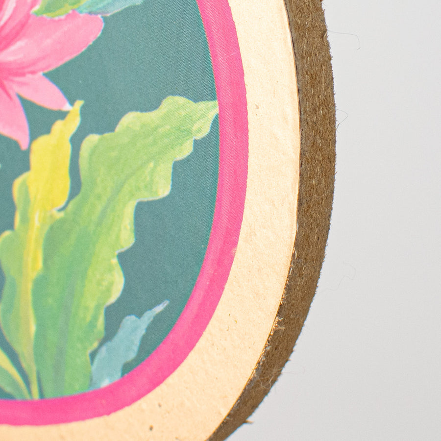 10" Scalloped Wooden Sign: Hot Pink Mother's Day