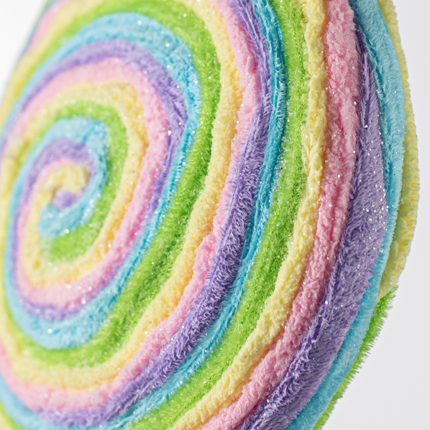 20" Spiral Lollipop Pick: Lavender Pastel Multi