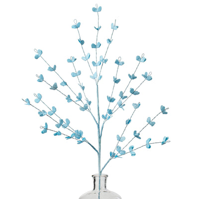30" Felt Leaf Filler Spray: Blue