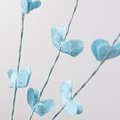 30" Felt Leaf Filler Spray: Blue