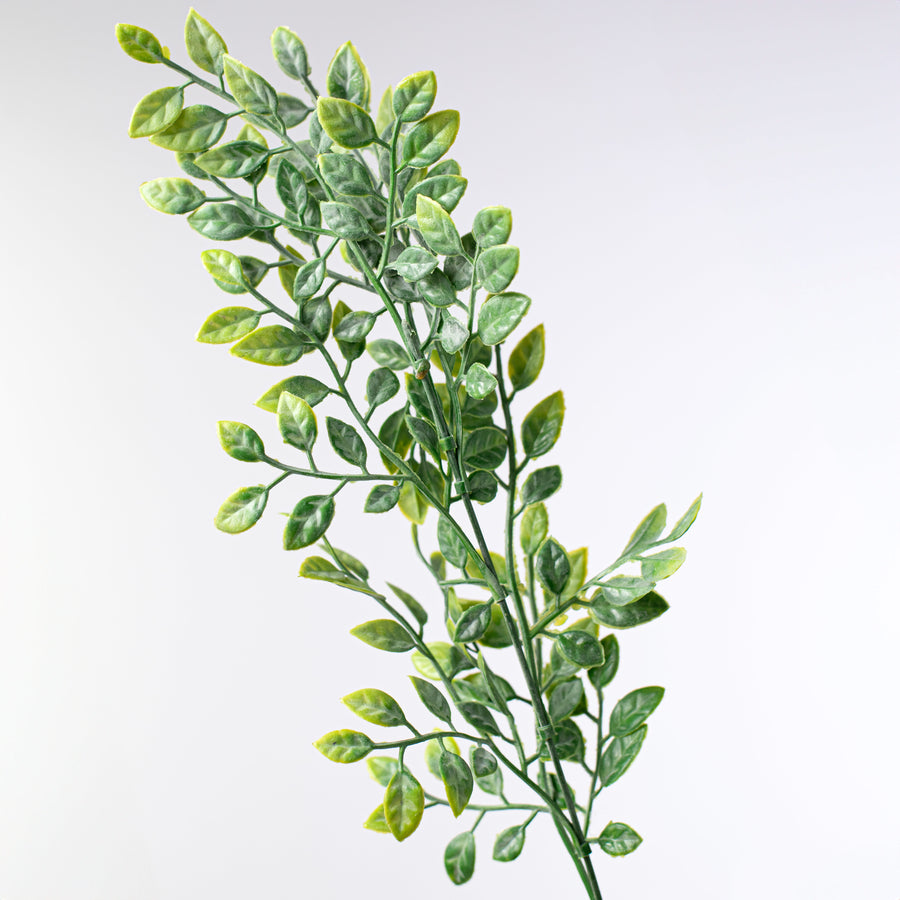 17" Green Leaf Foliage Bush