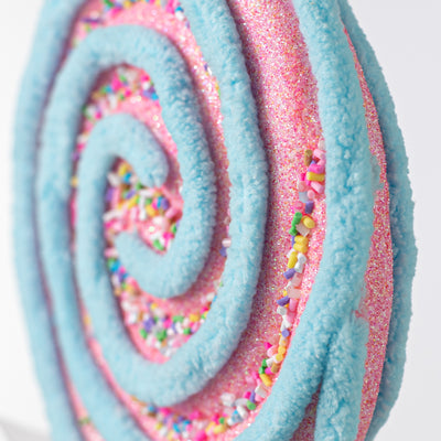 18" Sprinkle Lollipop Spray: Pink & Blue