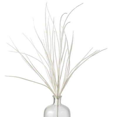 27" Flocked Grass Bush: White