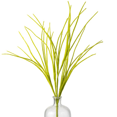 27" Flocked Grass Bush: Lime Green