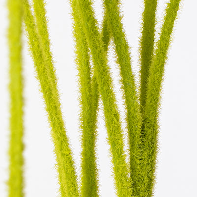 27" Flocked Grass Bush: Lime Green