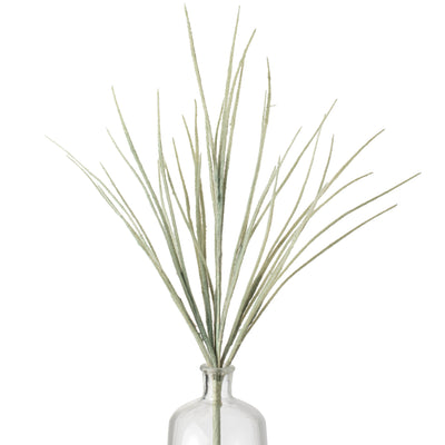 27" Flocked Grass Bush: Sage Green