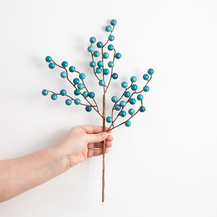 16" Waterproof Berry Spray: Dark Teal