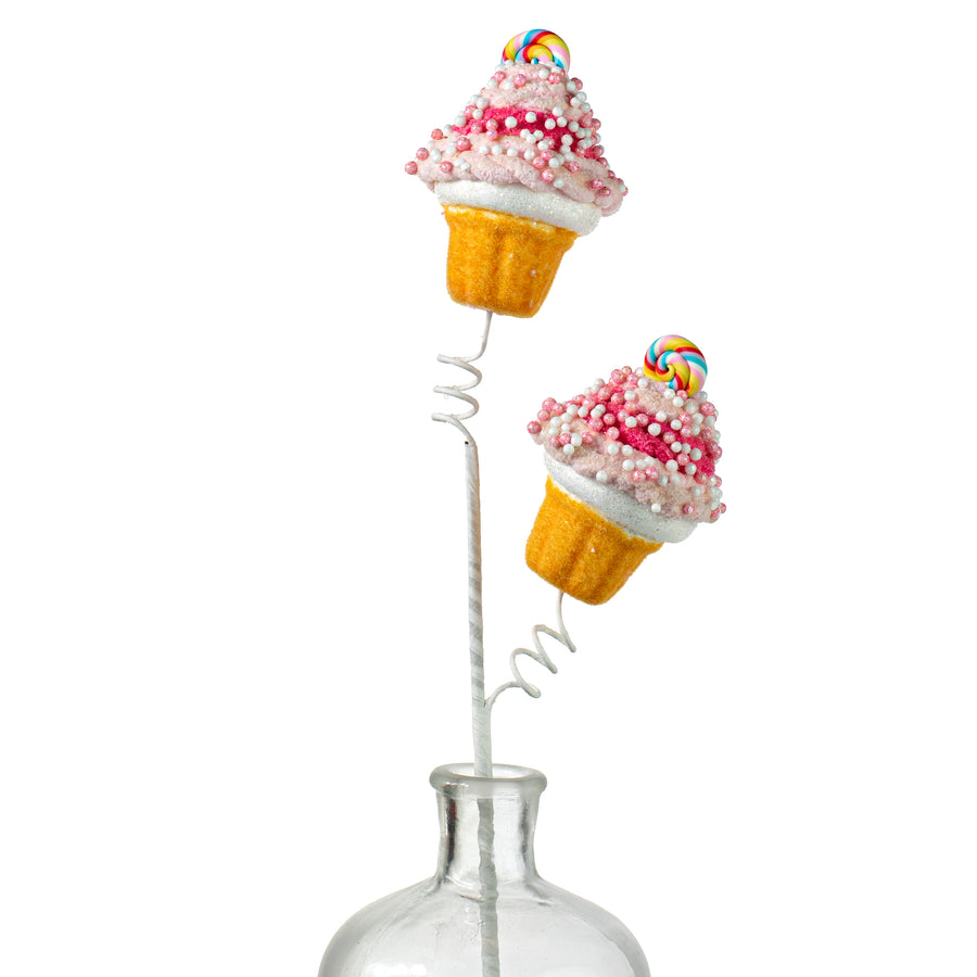 20" Sprinkle Cupcake Spray: Pink