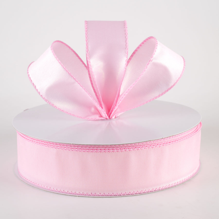 1.5" Lala Iridescent Solid Ribbon: Light Pink (50 Yards)
