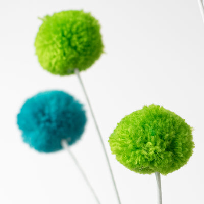 23" 6-Color Pom Pom Spray: Fiesta