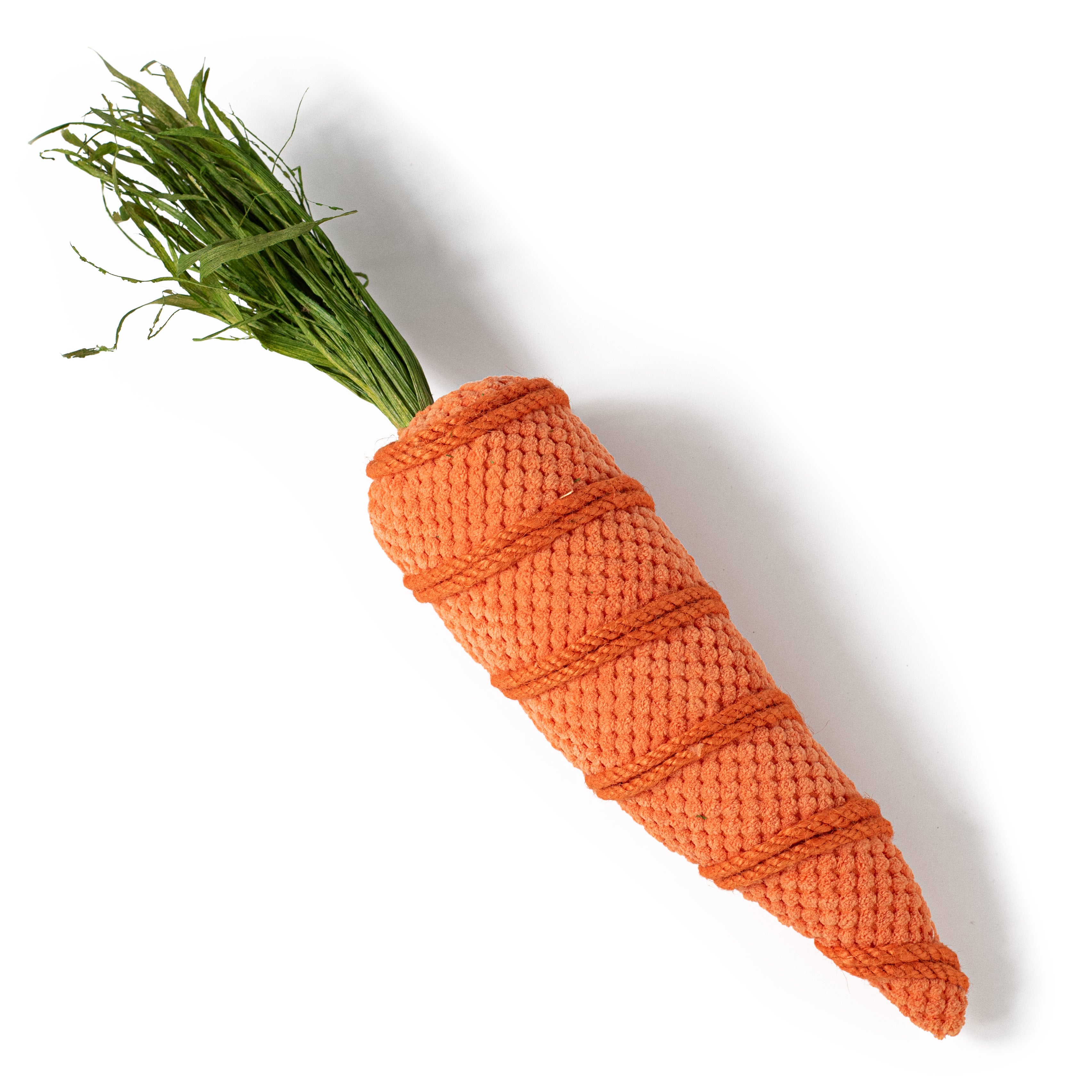 18" Jute & Terry Cloth Jumbo Carrot