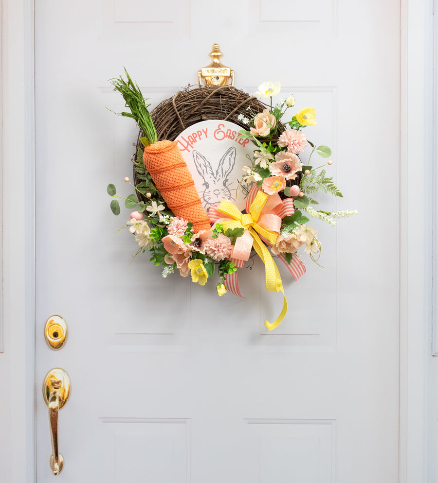 18" Jute & Terry Cloth Jumbo Carrot