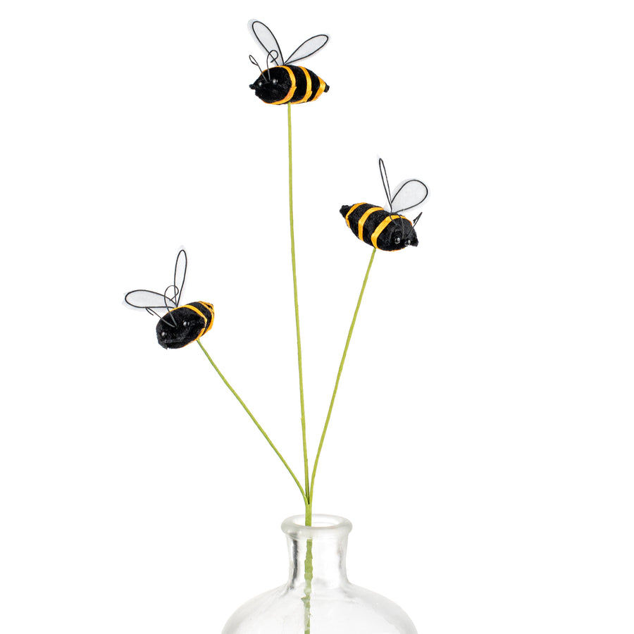 23" Velvet Bumble Bee Pick