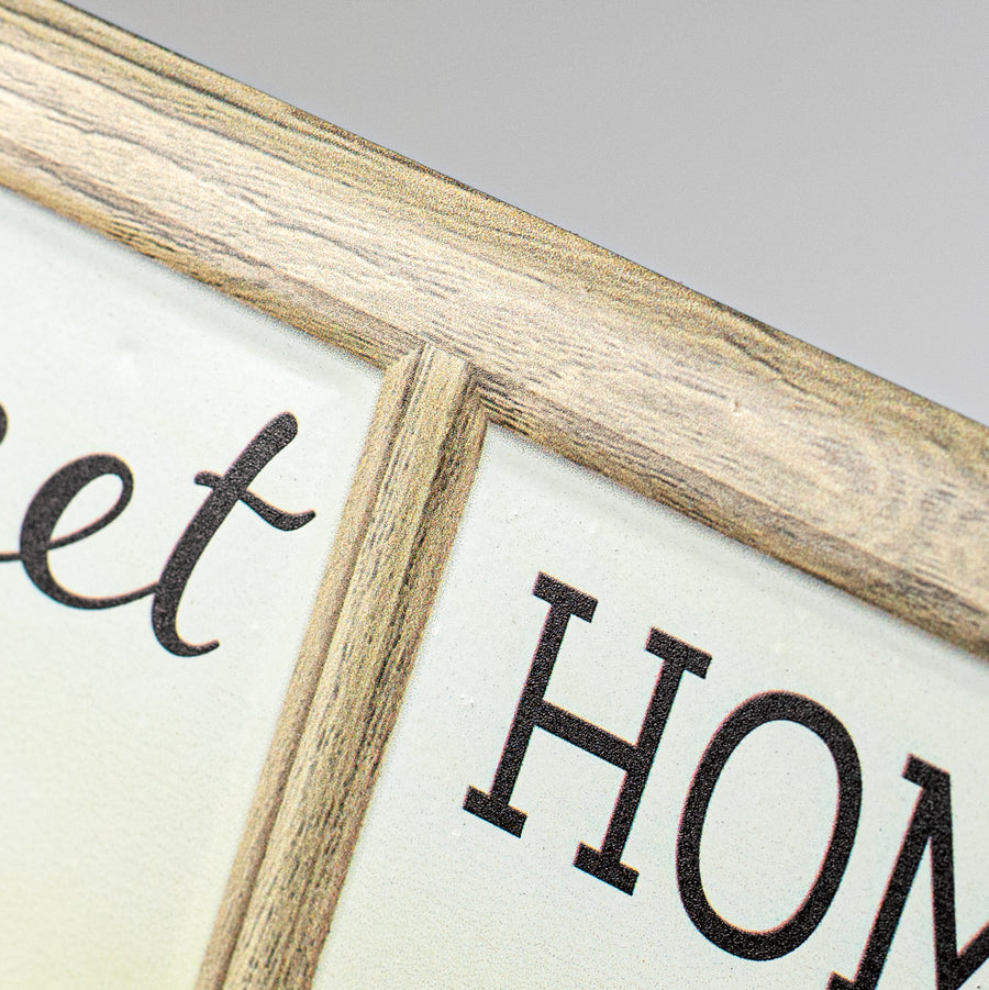 12" Sweet Home, Bees, Daisies Window Sign