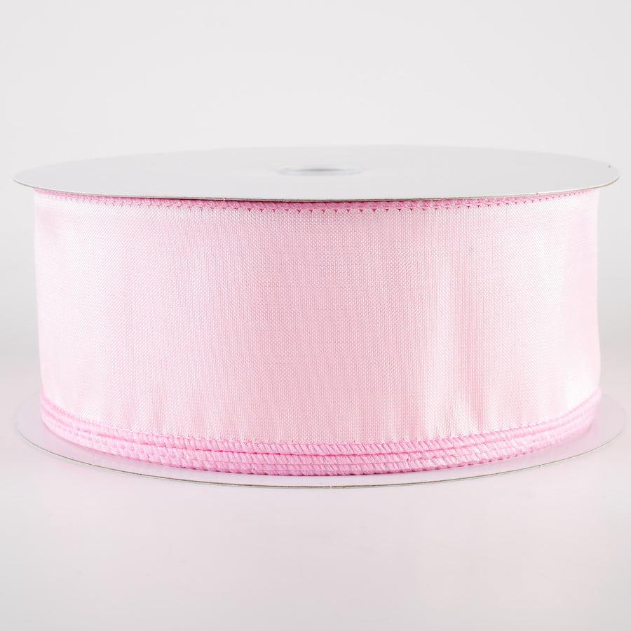 2.5" Lala Iridescent Solid Ribbon: Light Pink (50 Yards)