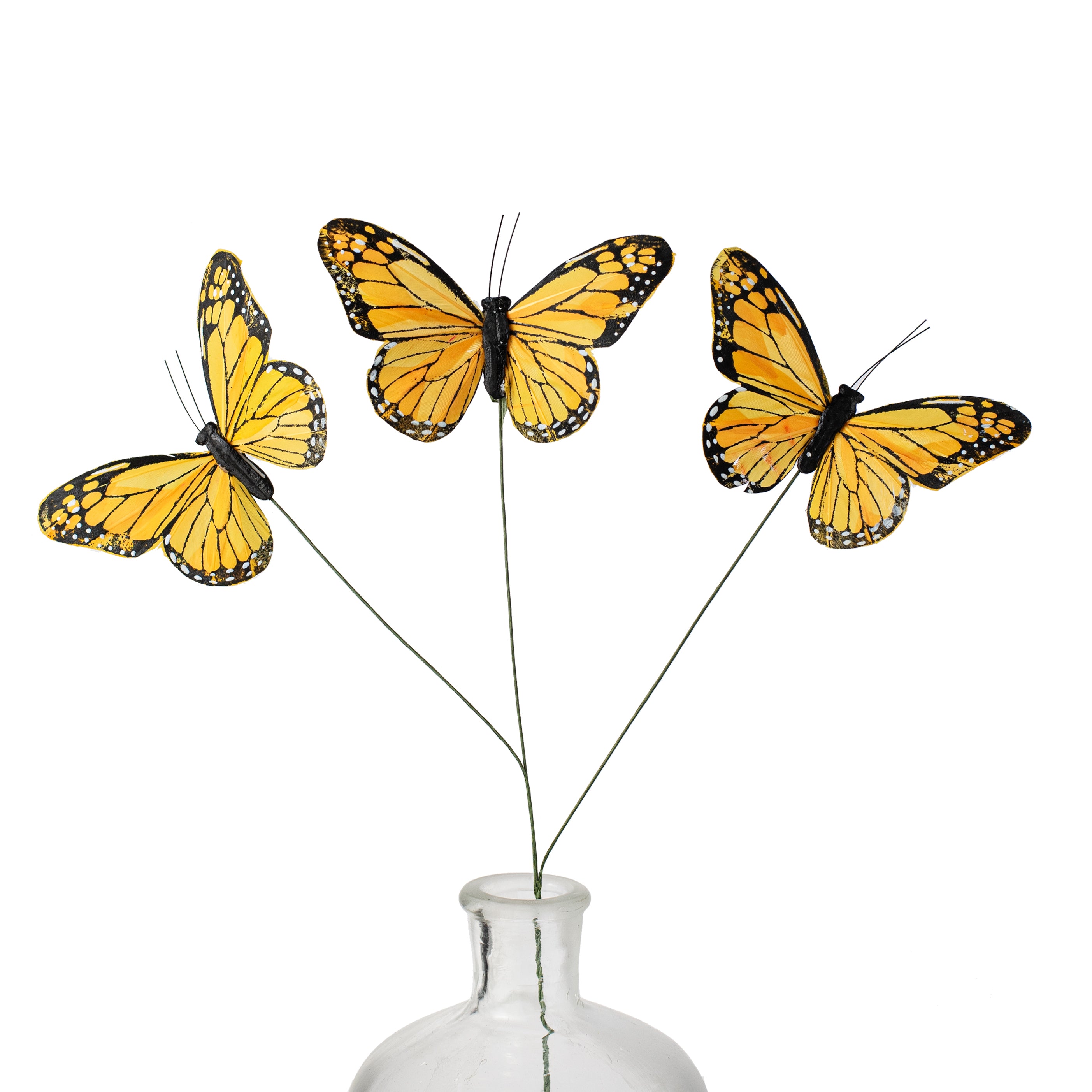 24" Monarch Butterfly Spray: Orange (Large)