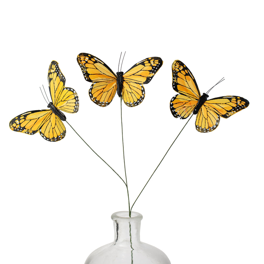 24" Monarch Butterfly Spray: Orange (Large)