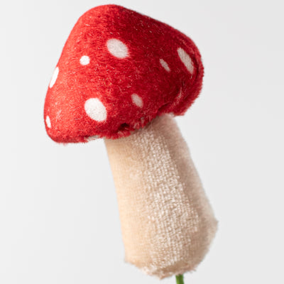 26" Fairytale Mushroom Pick: Red