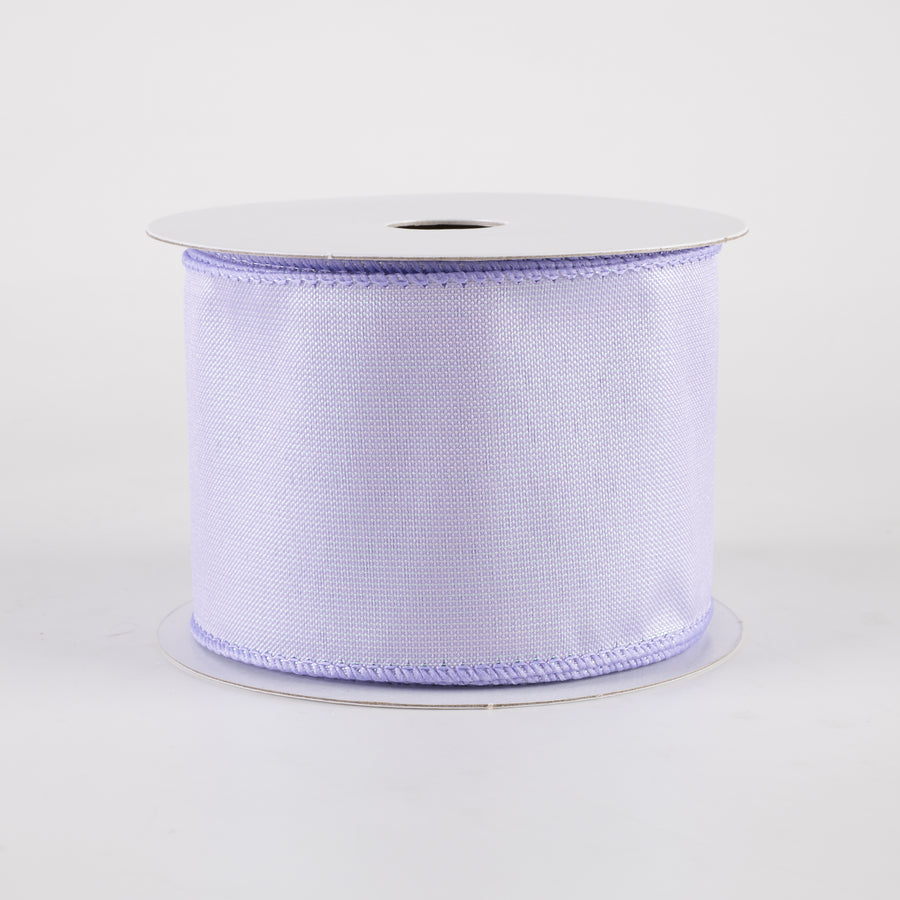 2.5" Lala Iridescent Solid Ribbon: Lavender (10 Yards)