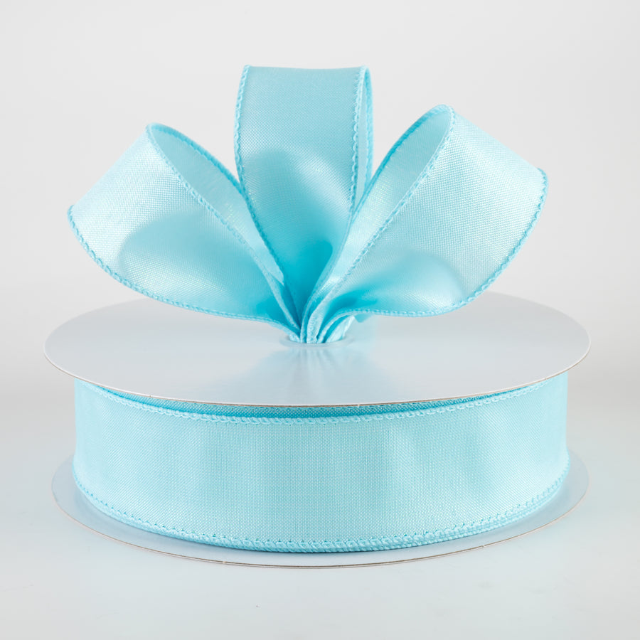 1.5" Lala Iridescent Solid Ribbon: Aqua Blue (50 Yards)